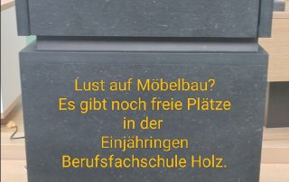 Möbel aus MDF schwarz