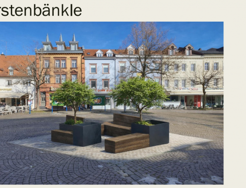 Bautech­niker entwerfen Stadt­möbel für die Innen­stadt Donaueschingen